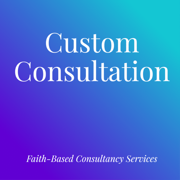 Custom Consultation for Faith Communities
