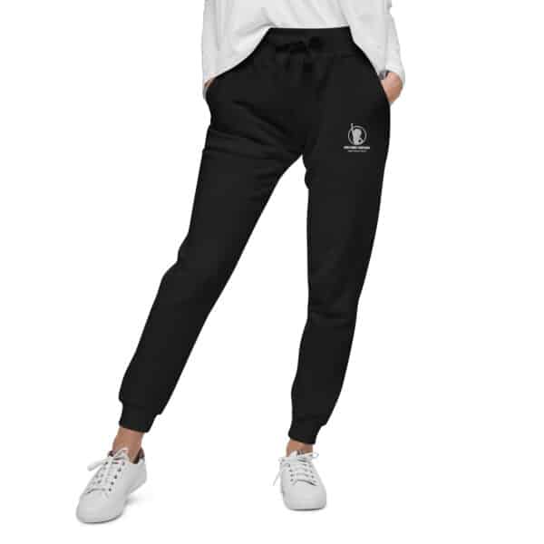 Unisex Fleece Sweatpants (Black and Dark Blue)